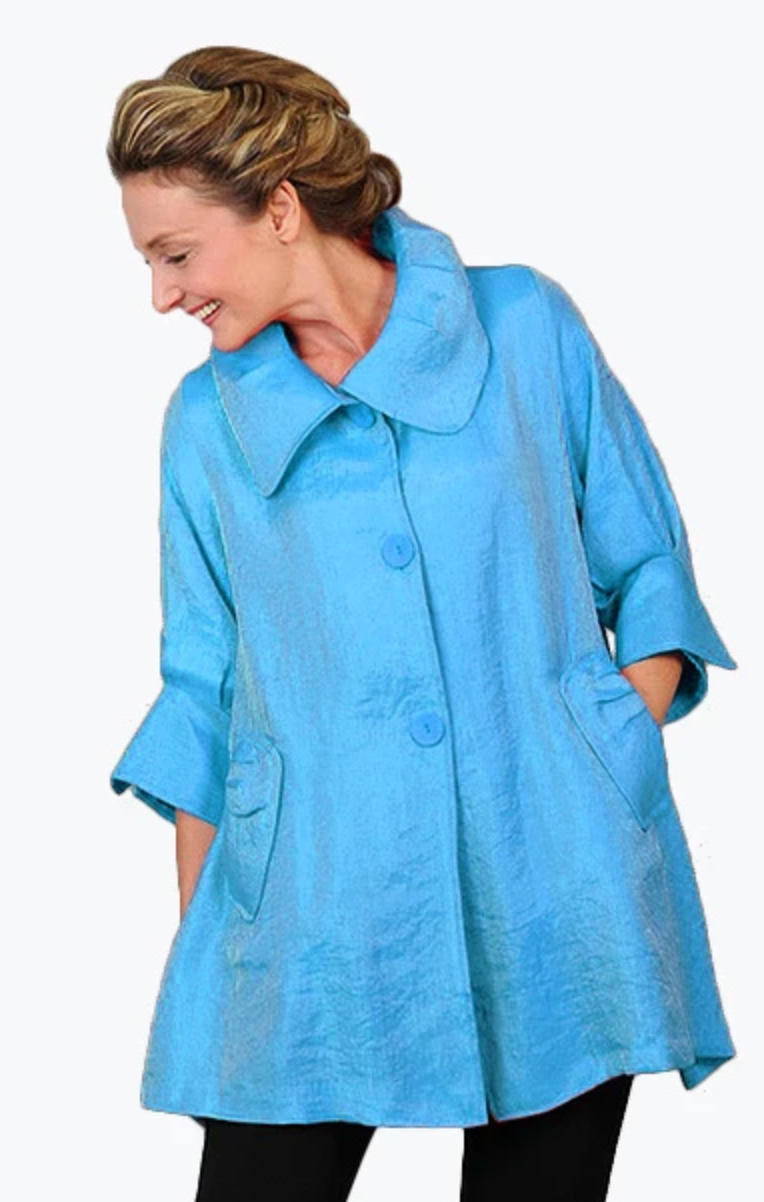 DAMEE SWING JACKET - 200 - SKY BLUE